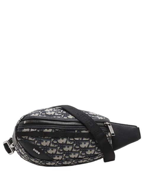 Christian Dior Pre-Owned 2000-2026 Oblique Canvas Scarab crossbody bag