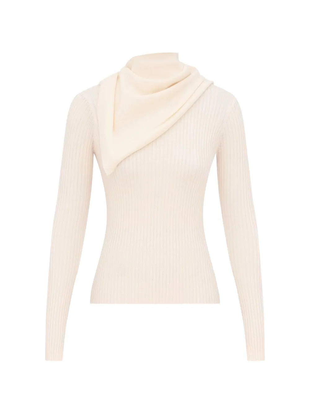 ZIMMERMANN Valiant scarf-detail ribbed sweater