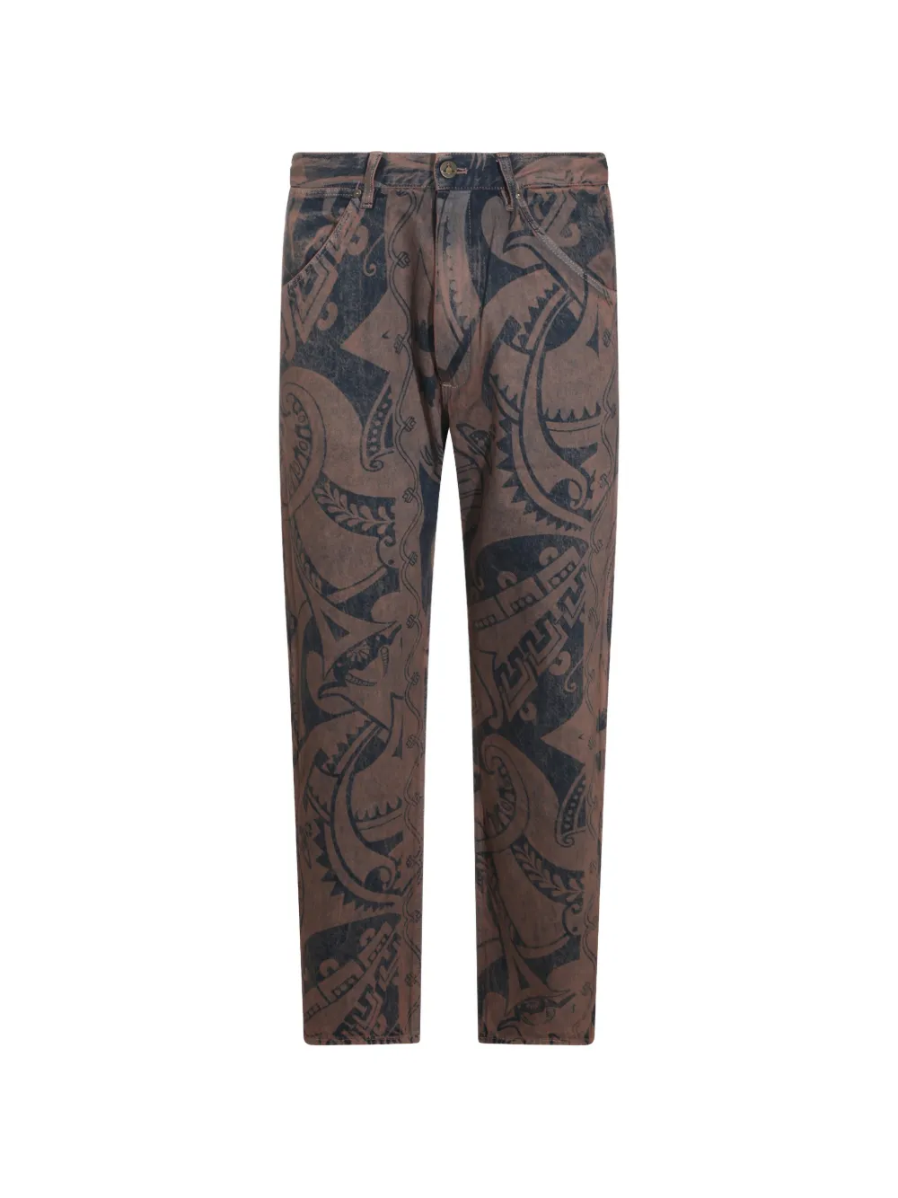 Vivienne Westwood graphic-print jeans - Marrone