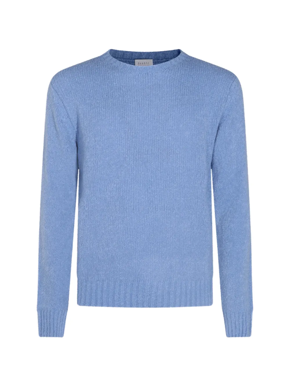 04651 / A Trip In A Bag Crew-neck Bouclé Sweater In Blue