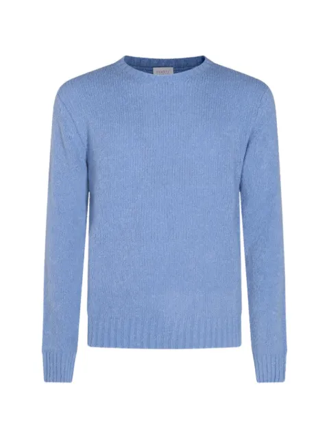 04651 / A TRIP IN A BAG crew-neck bouclé sweater