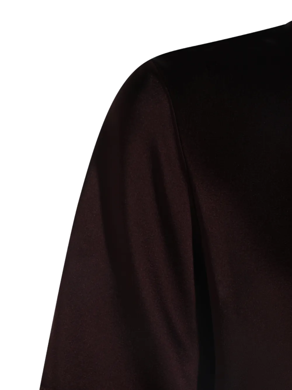 Antonelli Satijnen T-shirt Bruin
