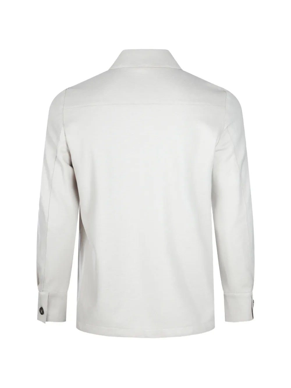 Eleventy Button-up shirtjack Wit