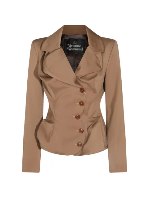 Vivienne Westwood Drunken Tailored asymmetric blazer