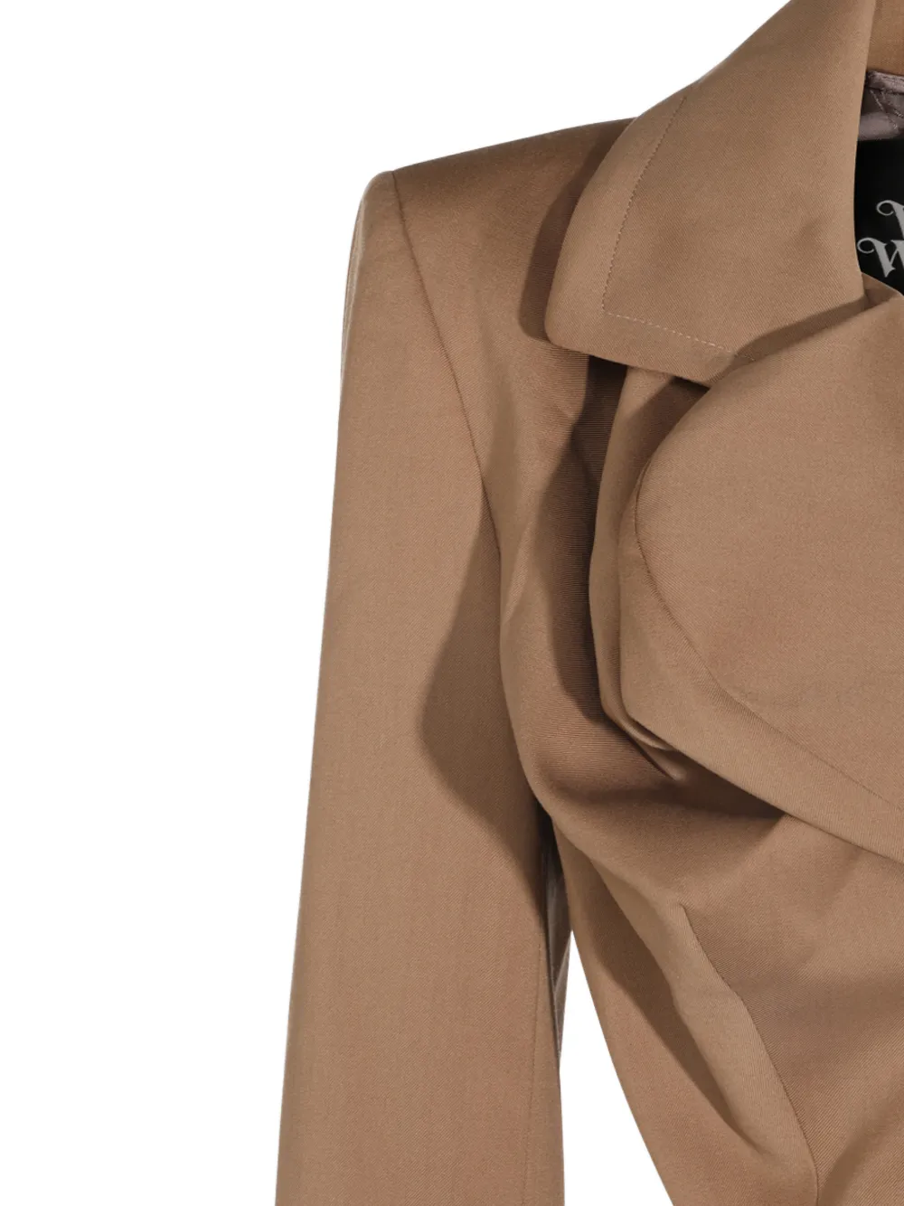 Vivienne Westwood Drunken Tailored asymmetric draped blazer Bruin