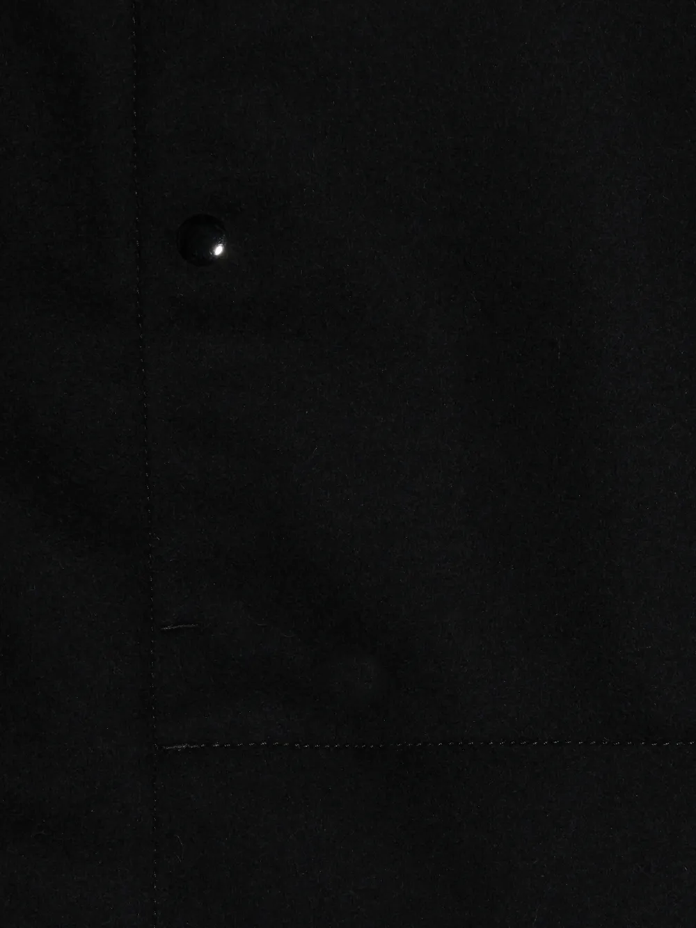 Stone Island 1200020 wollen nylon flanellen_D.I. Ghost shirtjack Zwart