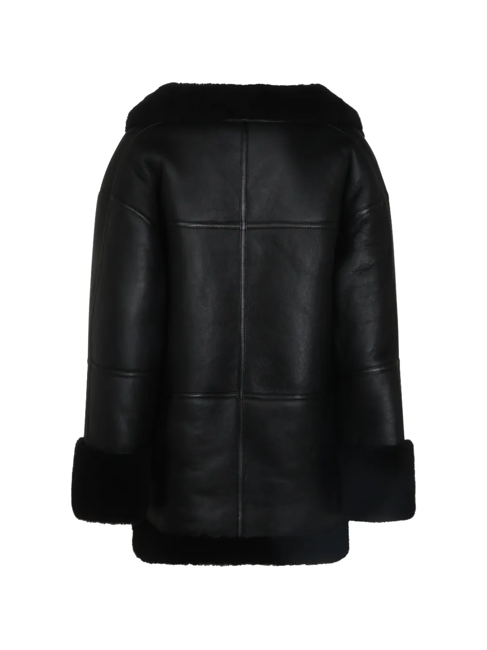 TOTEME Jack met lammy afwerking Zwart