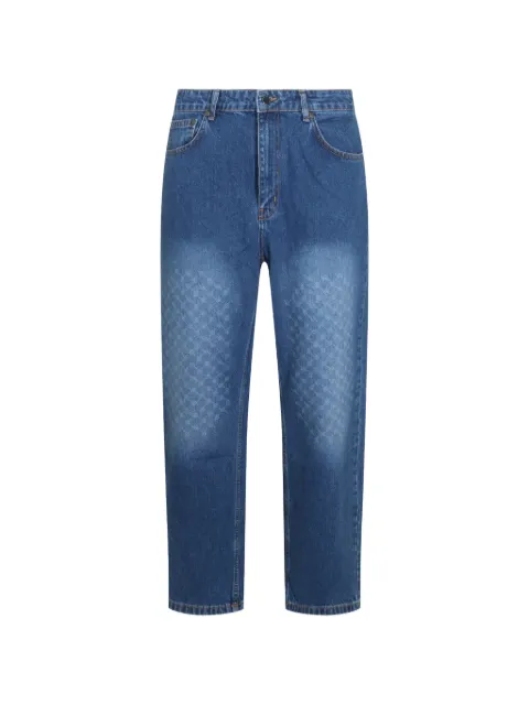 Daily Paper monogram-print loose-fit jeans