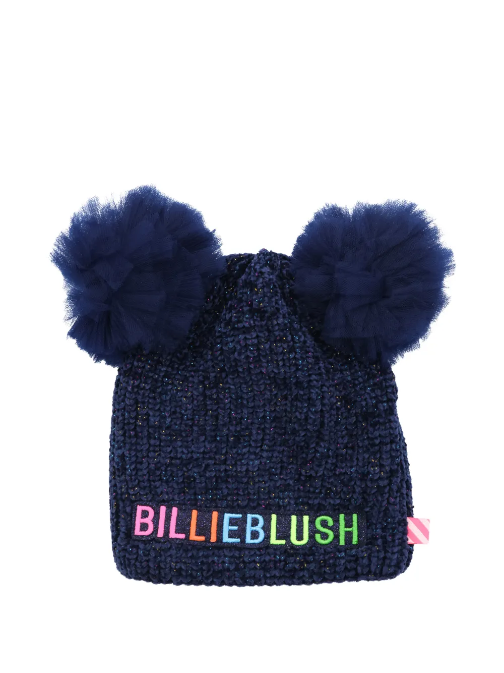 Billieblush pom-pom knit beanie hat