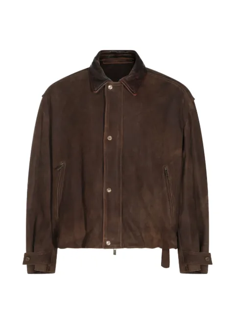 Salvatore Santoro suede leather jacket