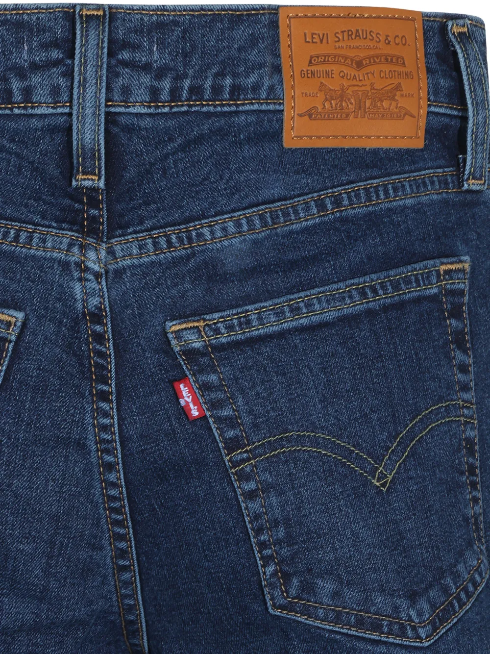 Levi's 728 jeans met wijde pijpen Blauw