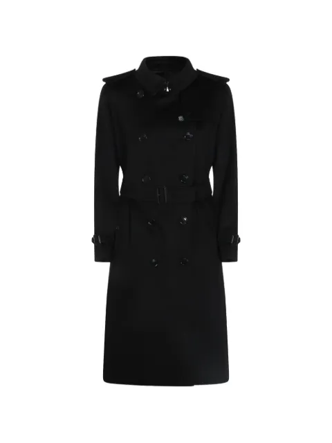 Burberry double-breasted belted cashmere coat