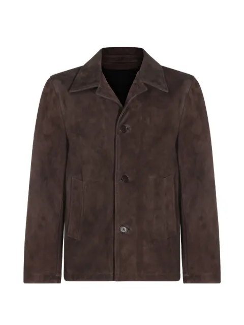 Salvatore Santoro button-up leather jacket