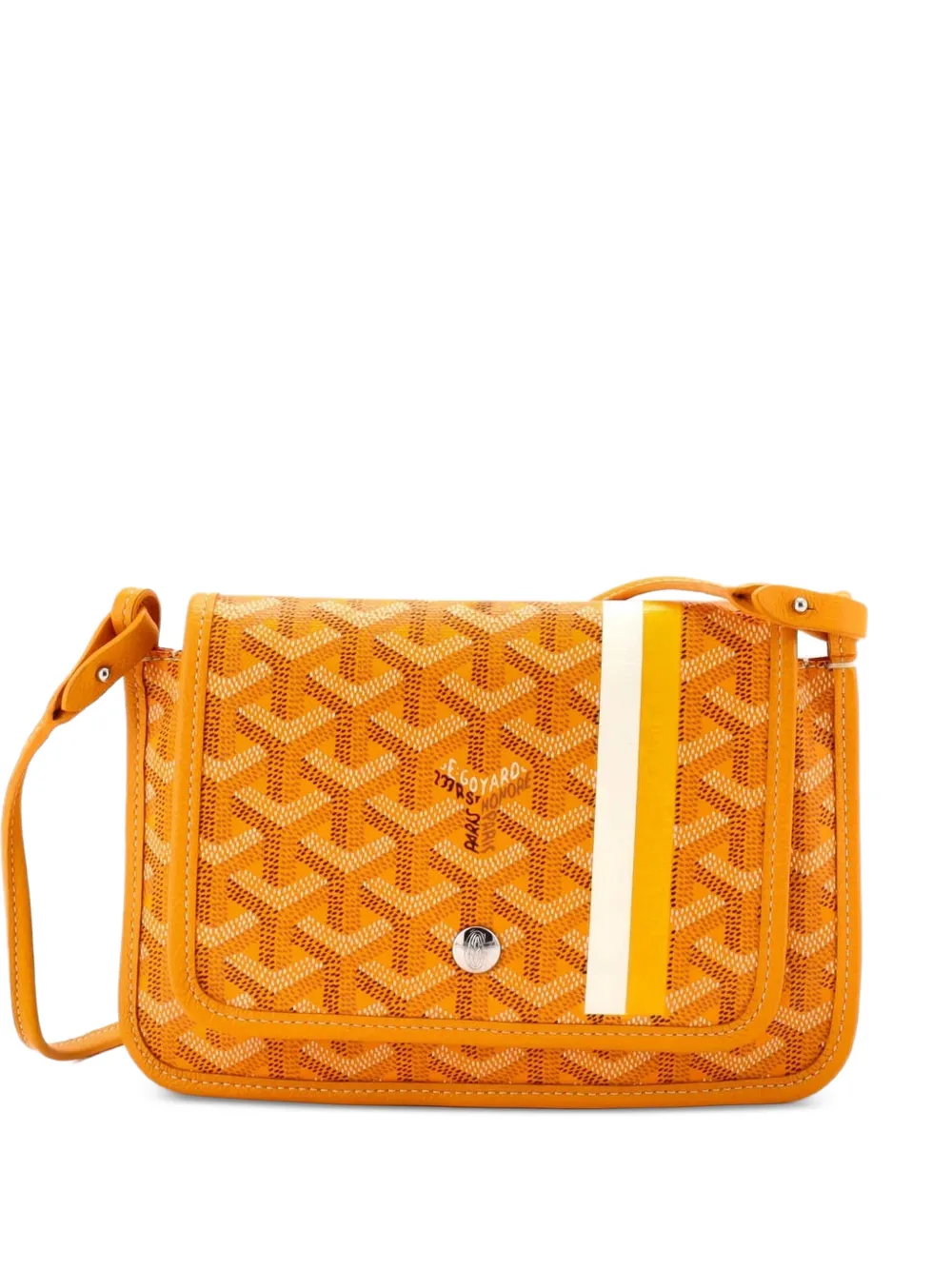 Goyard Pre-Owned Plumet Clutch Wallet Printed Coated Canvas crossbody bag - Giallo
