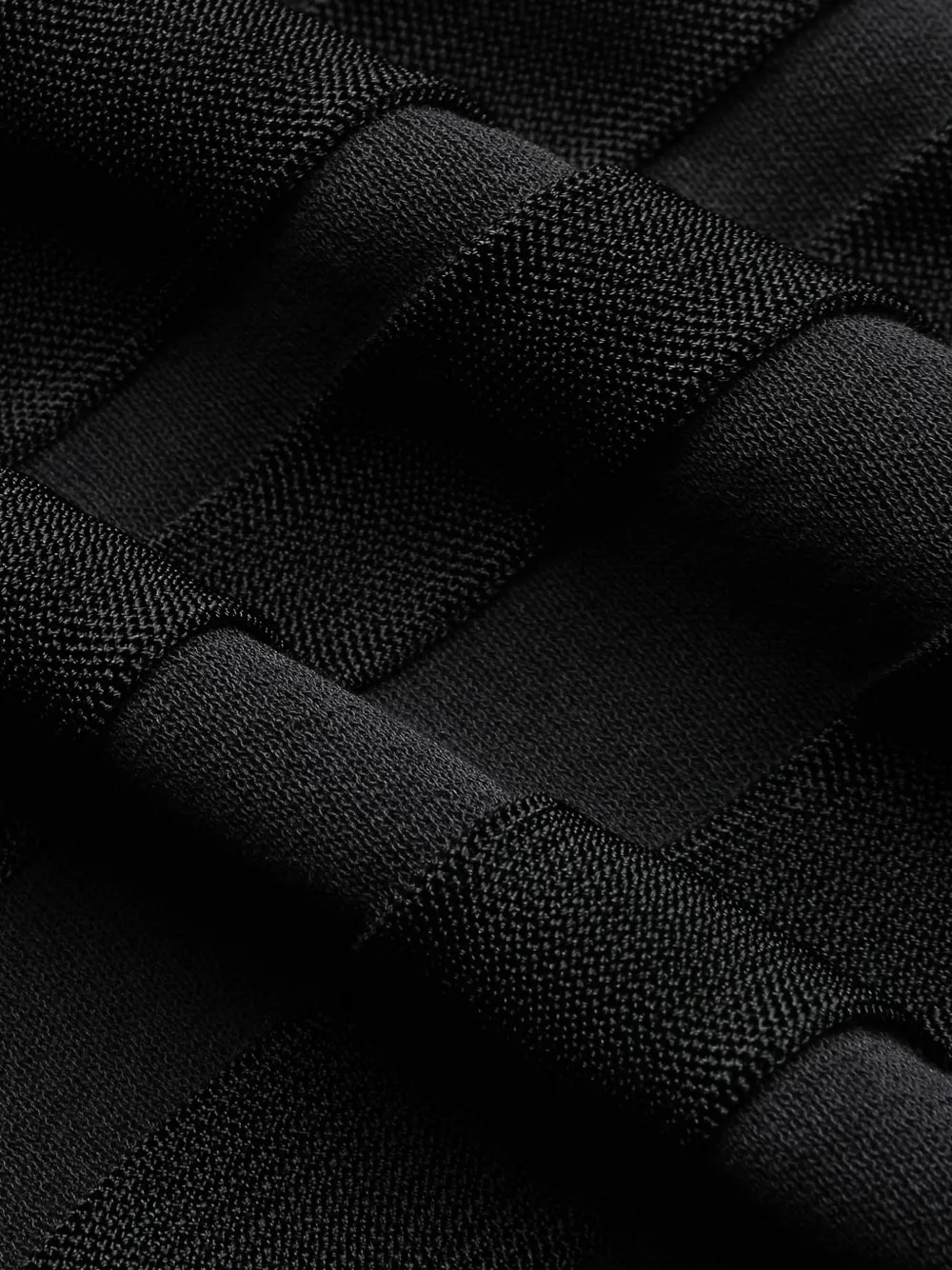 ZIMMERMANN Valiant Pleated-sleeve Sweater in Black, view 5