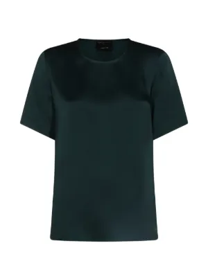 Sacai pleated-back T-shirt | Black | FARFETCH