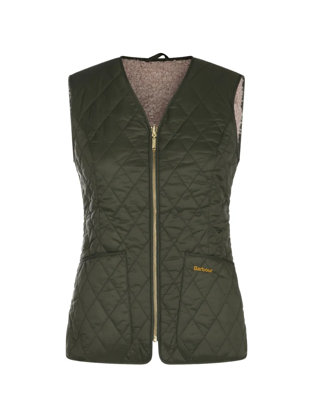 Barbour Quilted Gilet In Green