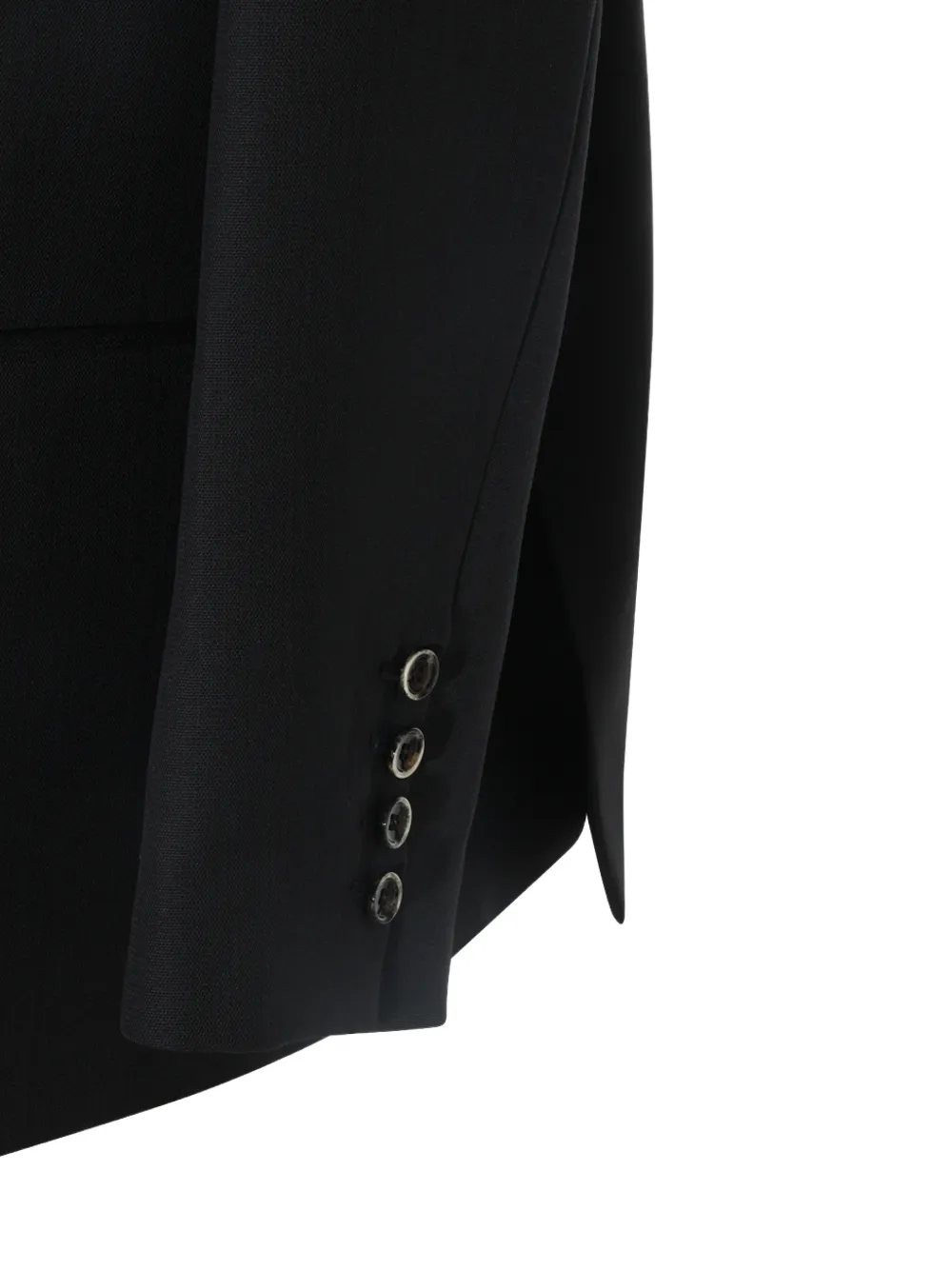Nine In The Morning Wollen blazer met enkele rij knopen Zwart
