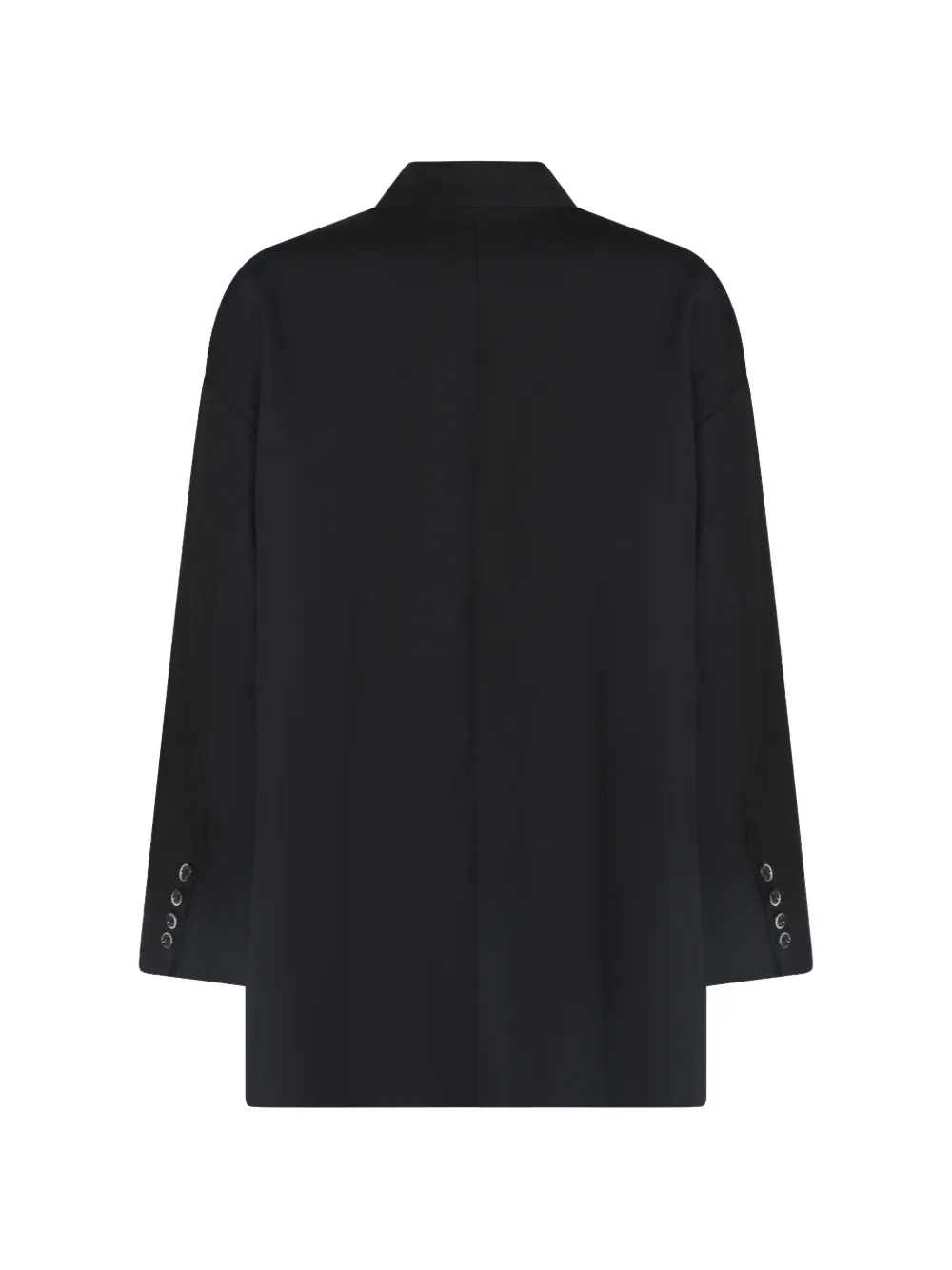 Nine In The Morning Wollen blazer met enkele rij knopen Zwart
