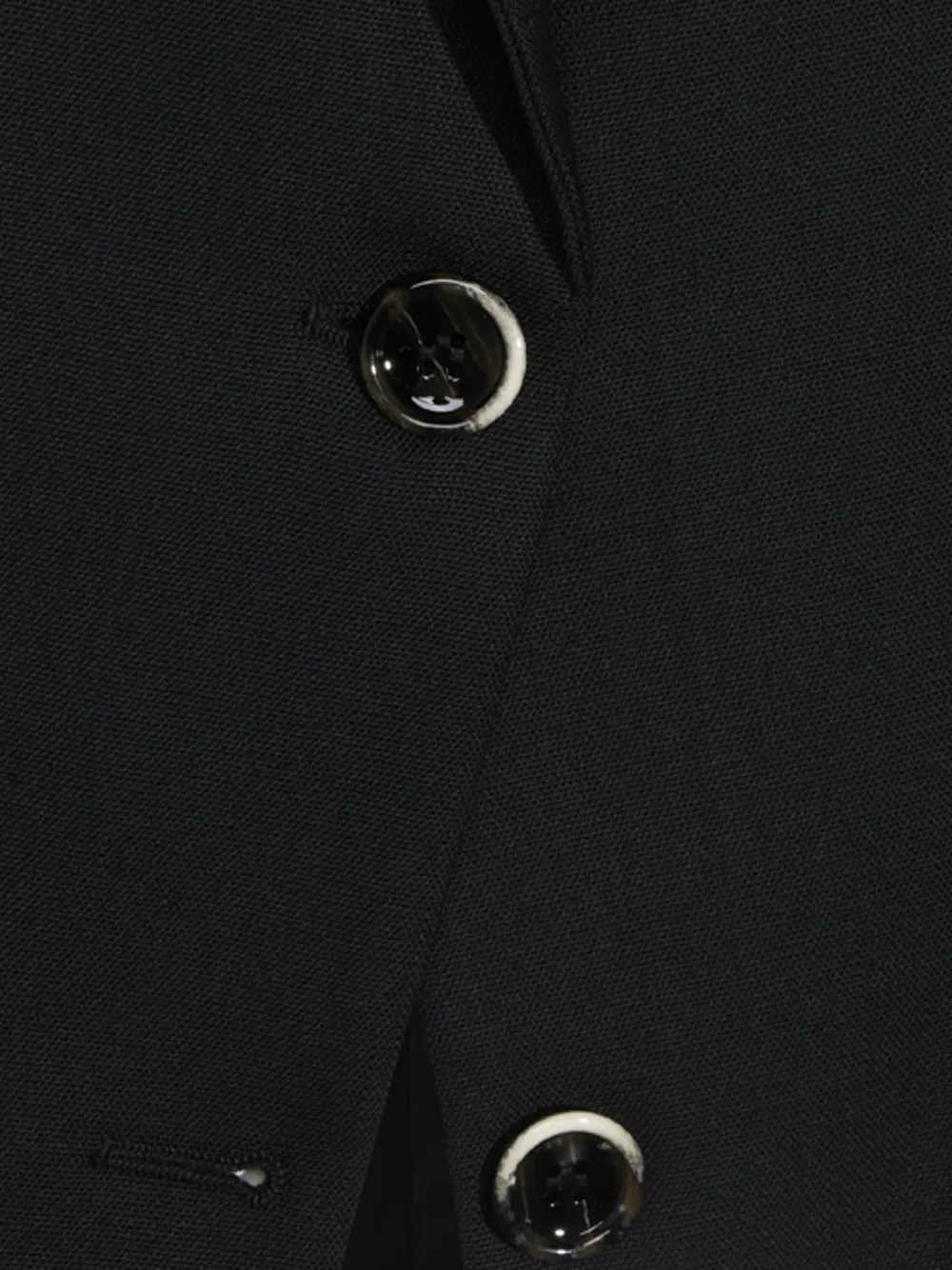 Nine In The Morning Wollen blazer met enkele rij knopen Zwart