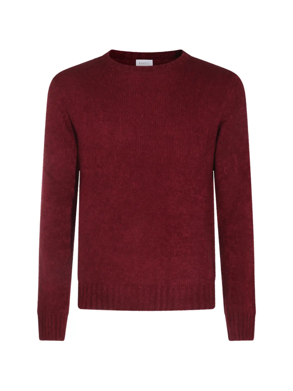 04651 / A Trip In A Bag Crew-neck Bouclé-knit Sweater In 레드