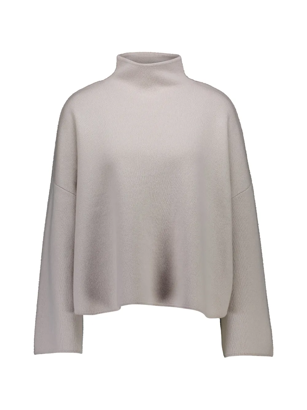 Allude mock-neck dropped-shoulder sweater