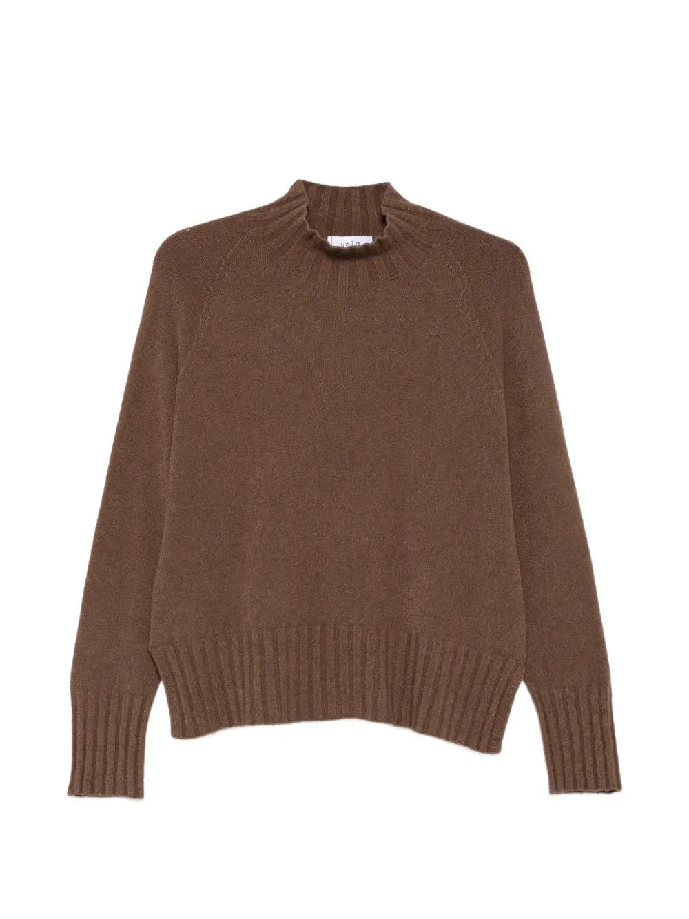 VELA SHOP ribbed-knit high-neck sweater