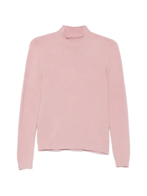 VELA SHOP high-neck rib-trimmed sweater