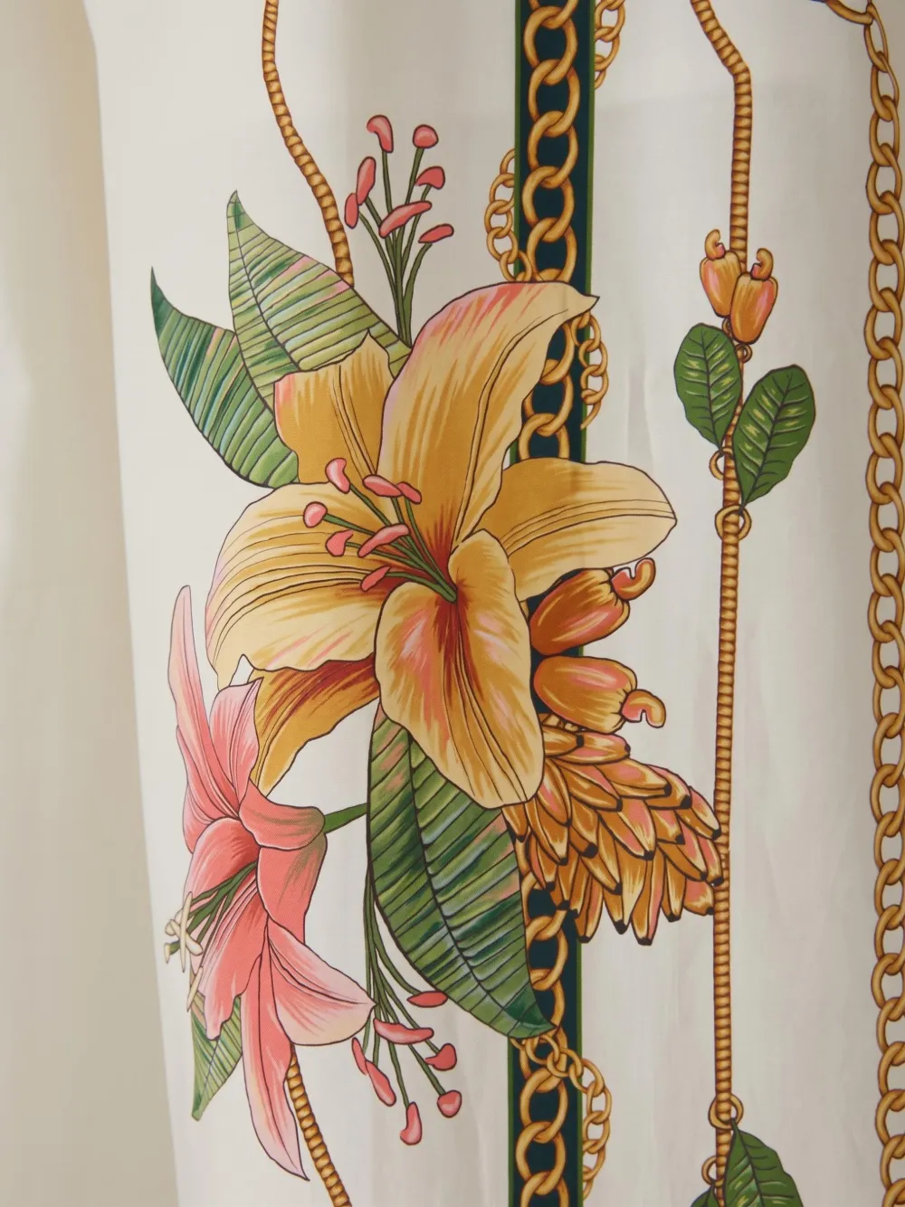 FARM Rio Tropical Royalty off-white pants Beige