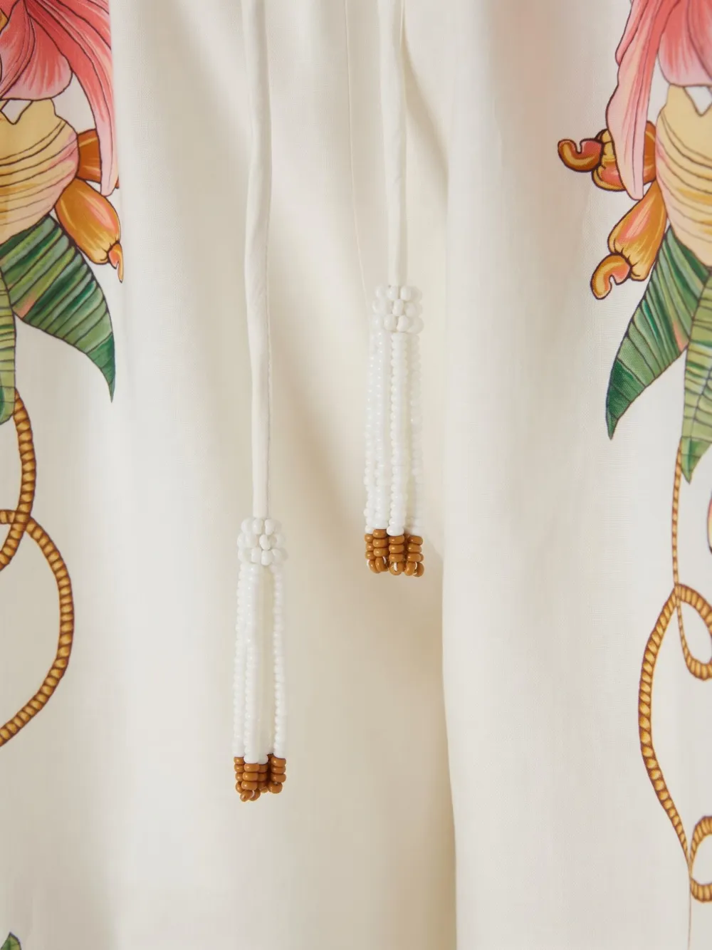 FARM Rio Tropical Royalty off-white pants Beige