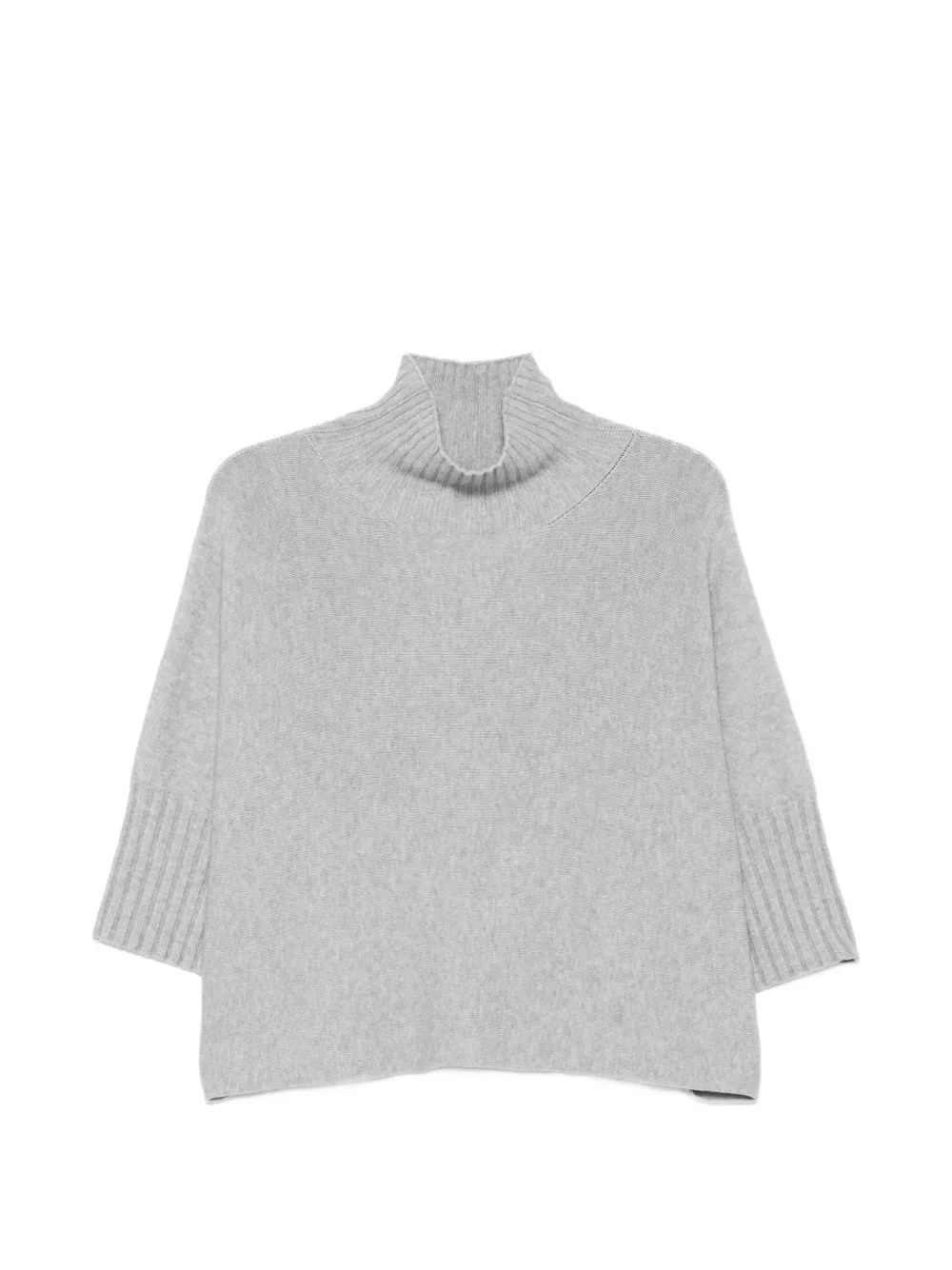 VELA SHOP high-neck ribbed-trim sweater