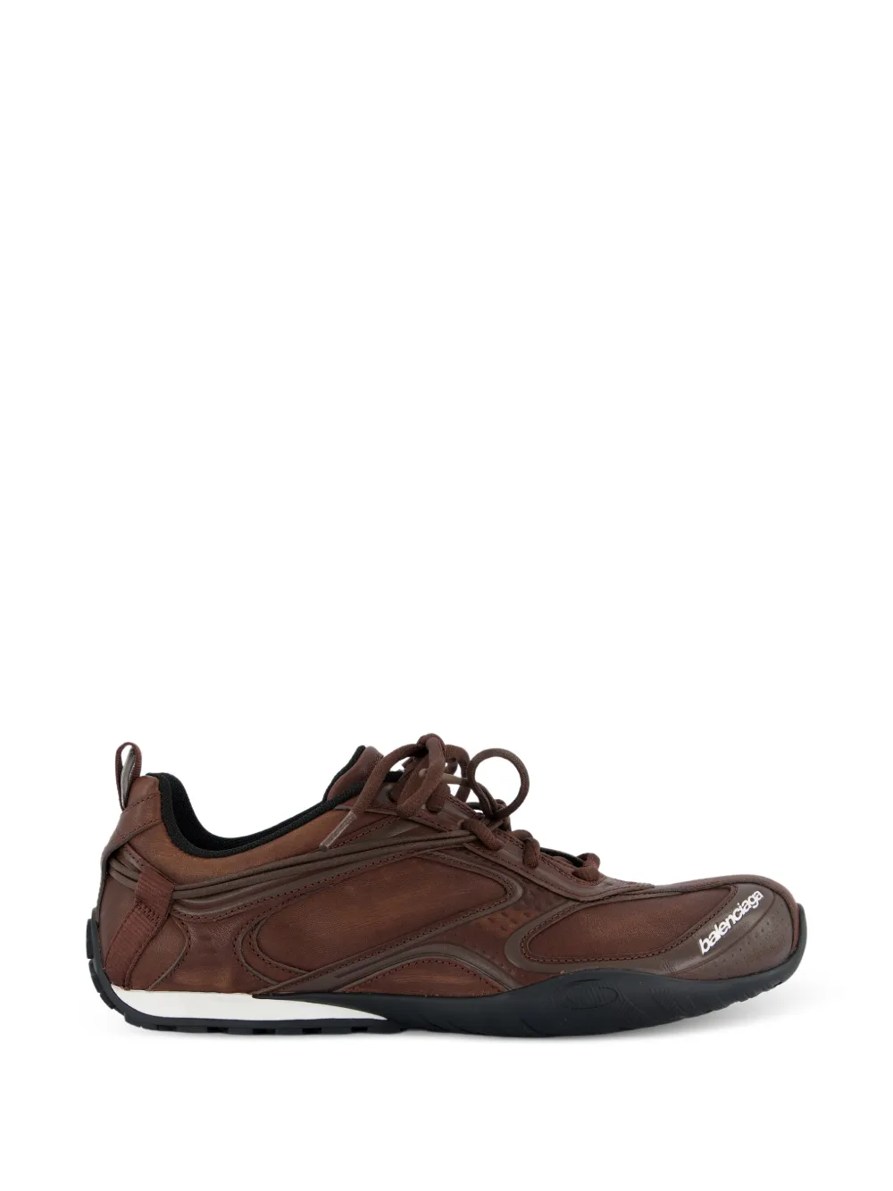 Balenciaga Radar logo-print panelled sneakers - Marrone