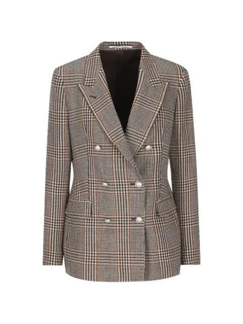 Tagliatore blazer con doble botonadura y motivo de cuadros