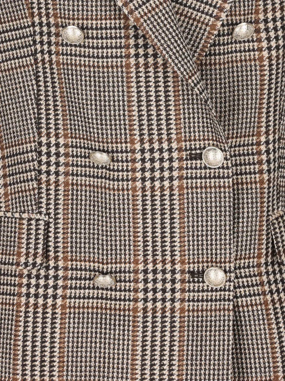 Tagliatore Geruite blazer Bruin