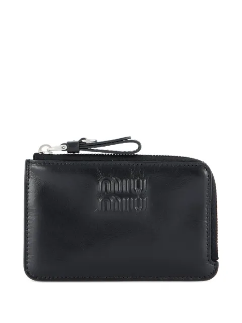 Miu Miu leather card holder