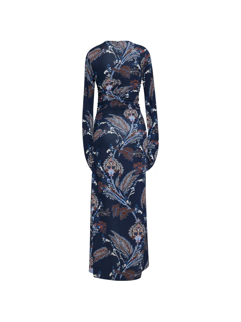 Cara Piermond maxi-jurk met paisley-print Blauw