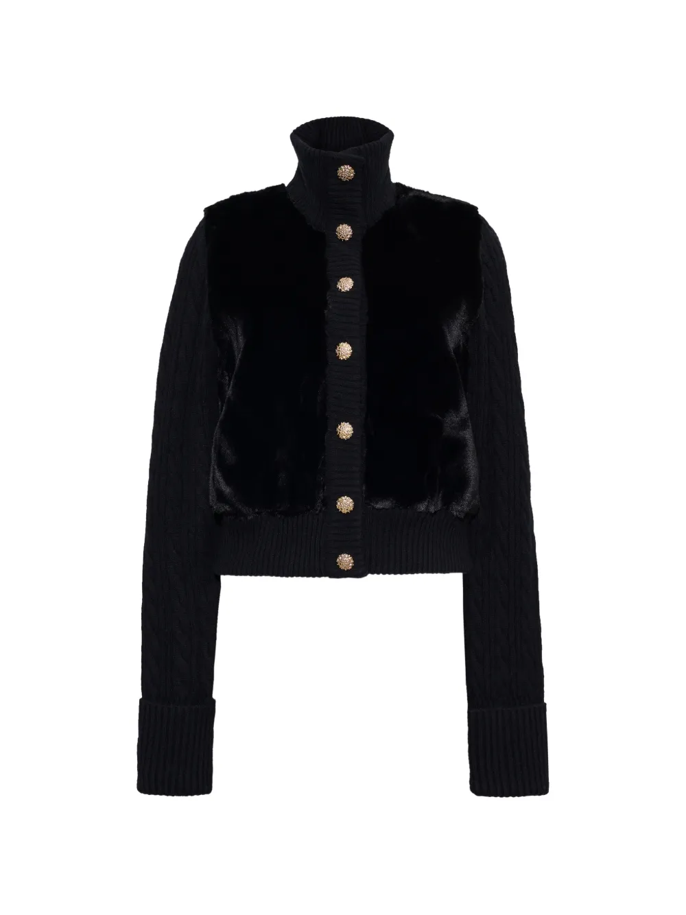 Cara Cara Logan cable-knit cardigan - Schwarz