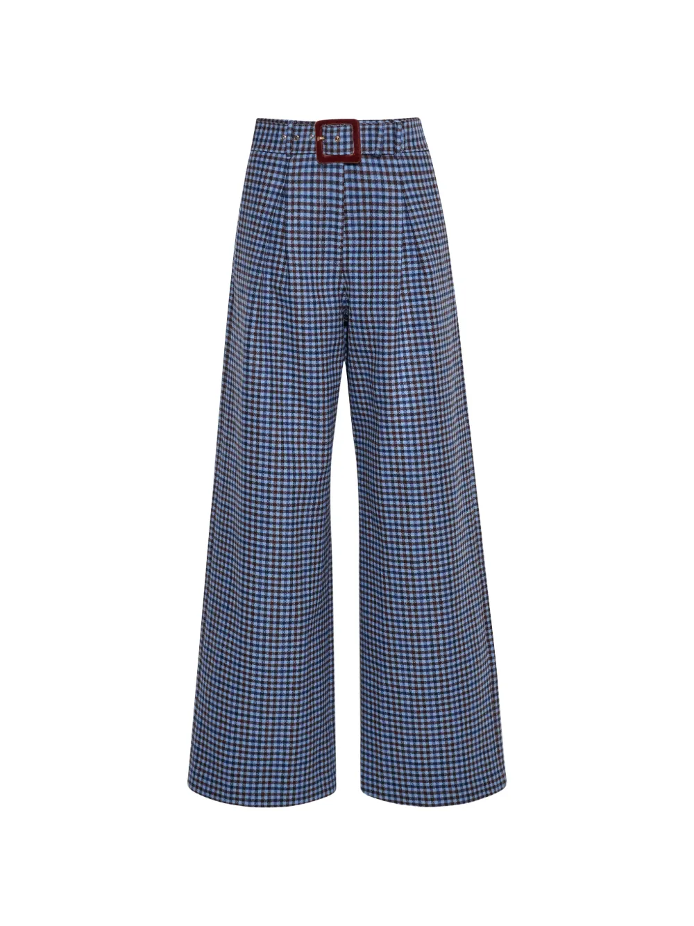 Cara Cara Soho plaid wool trousers
