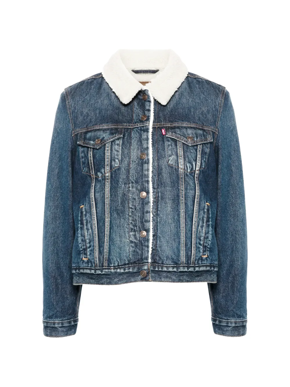 Levi's Original Sherpa Trucker denim jacket - Blau