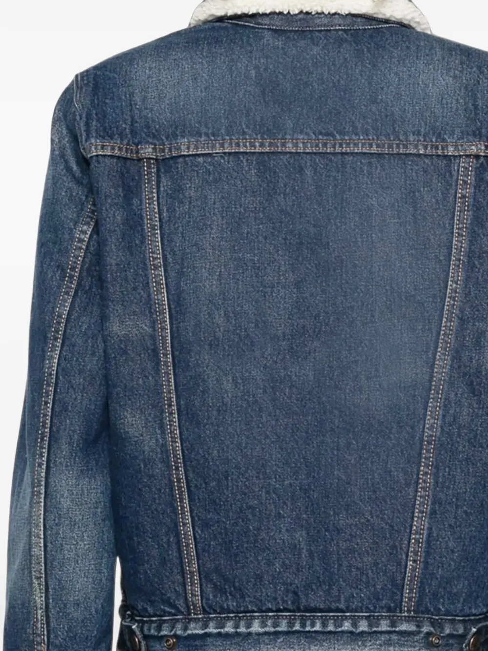 Levi's Original Sherpa Trucker denim jack Blauw