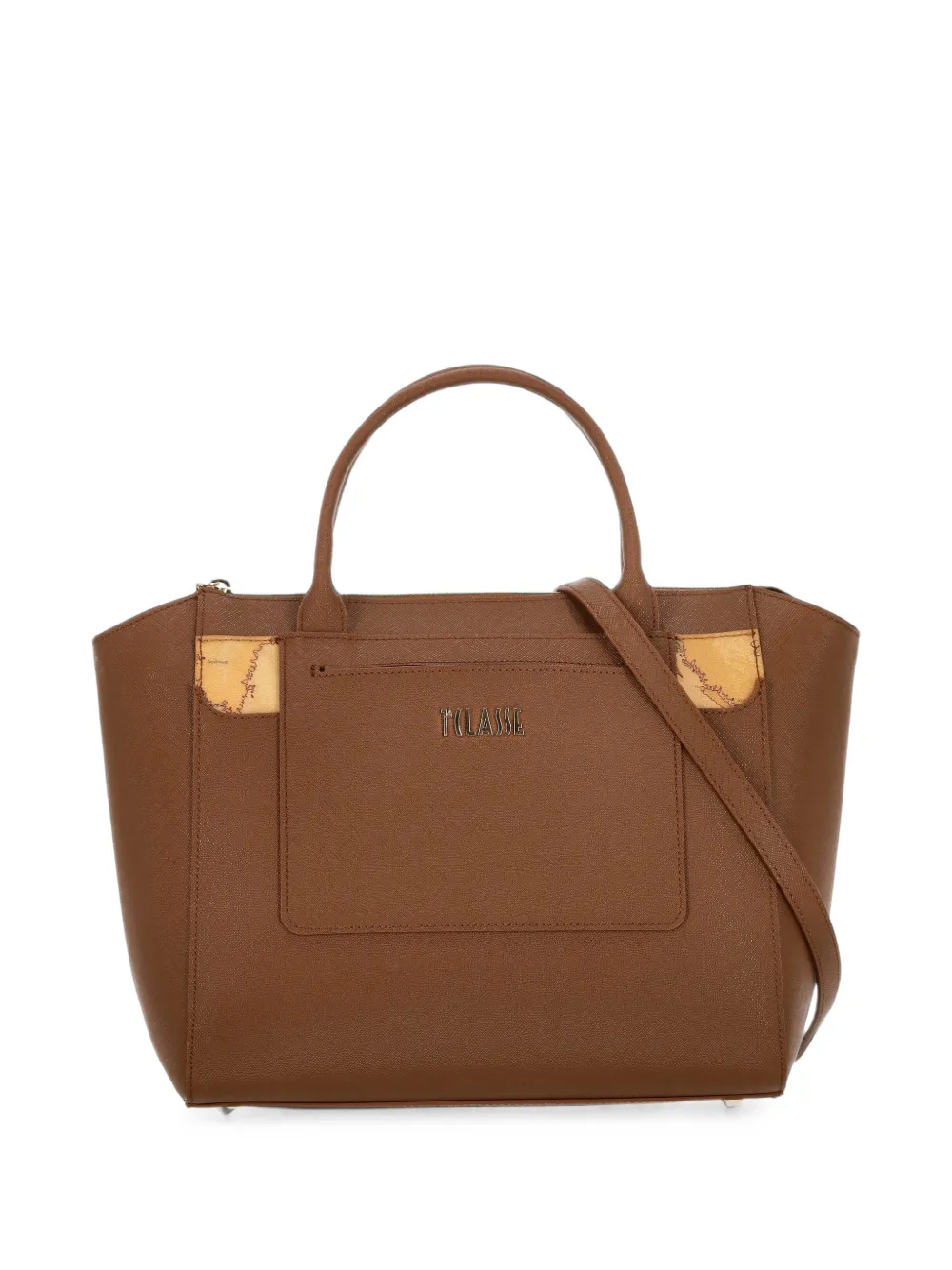 ALVIERO MARTINI 1° CLASSE Geo-print tote bag Bruin