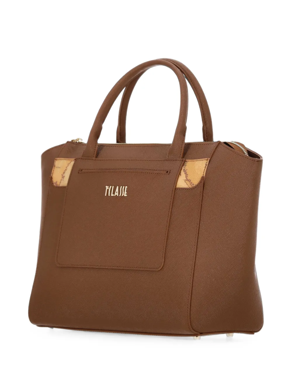 ALVIERO MARTINI 1° CLASSE Geo-print tote bag Bruin