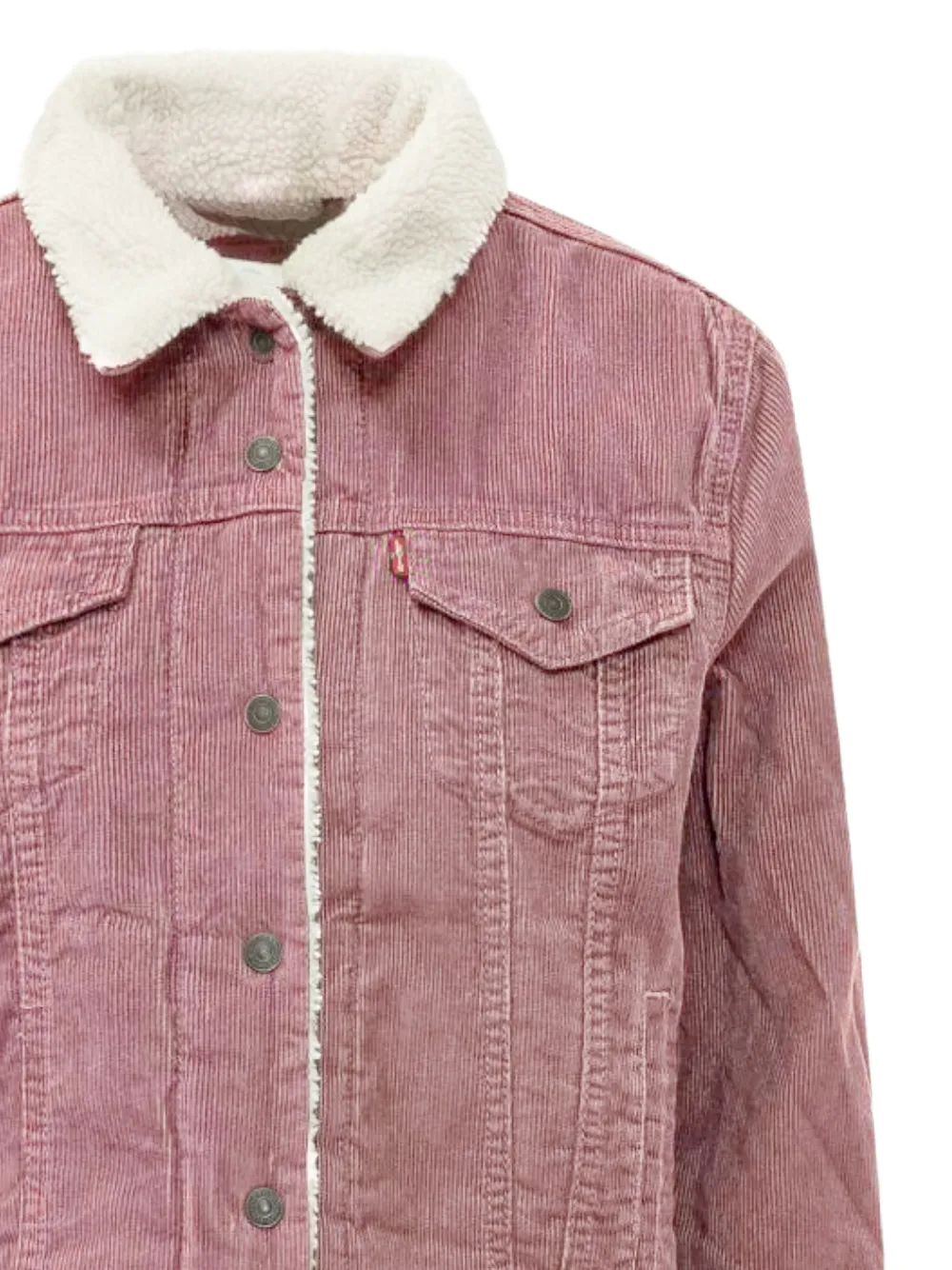 Levi's Original Sherpa Trucker ribfluwelen jack Roze
