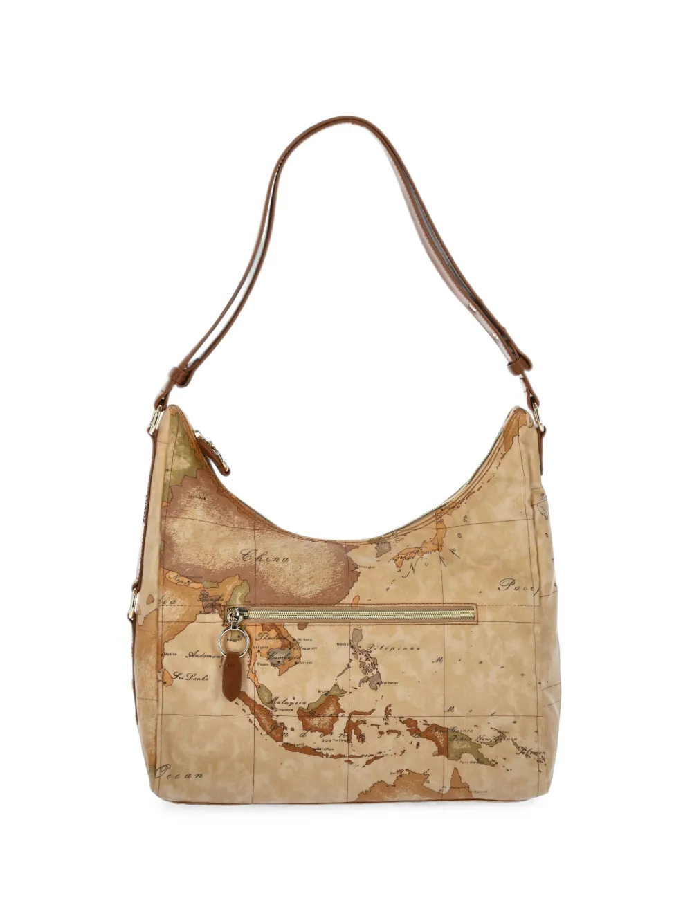 ALVIERO MARTINI 1° CLASSE Geo Classic shoulder bag - Toni neutri