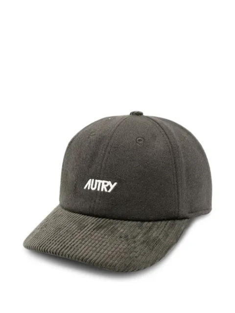Autry logo-embroidered corduroy-trimmed baseball cap