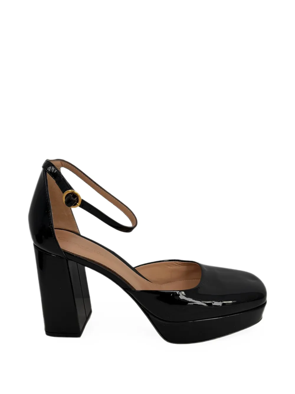 Gianvito Rossi Ankle strap platform pumps - Schwarz