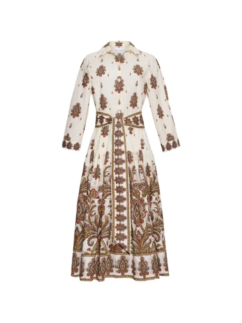 Cara Cara Lolita paisley-print midi dress