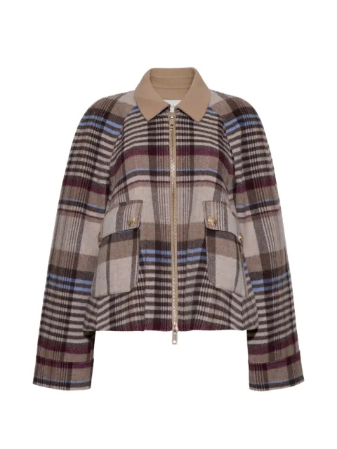 Cara Cara Andrew plaid-check jacket