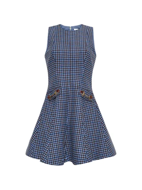 Cara Cara Vestido curto Burns xadrez