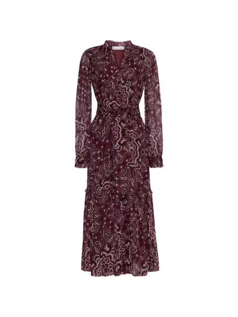 Cara Cara Verity paisley-print ruffled dress